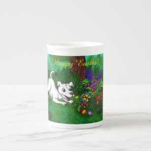 Caneca De Porcelana Páscoa - Cápsula e Borboleta