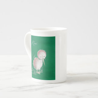 Caneca De Porcelana Passarinho Kiwi da Nova Zelândia