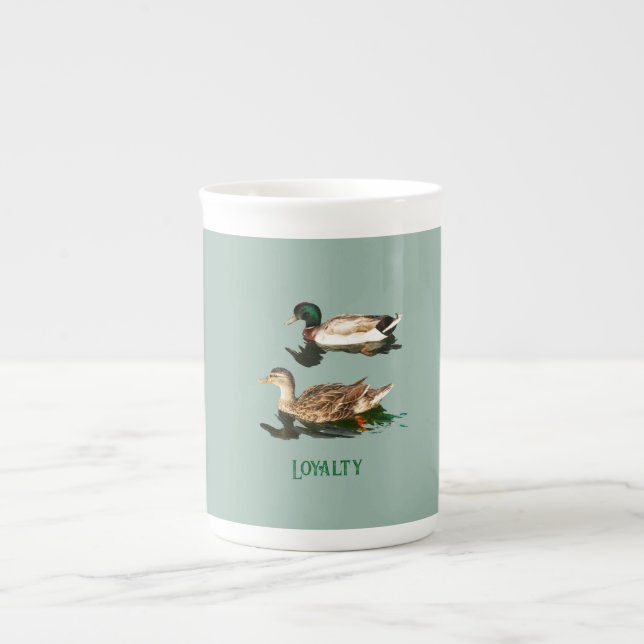 Caneca De Porcelana Patos-de-pata (Frente)