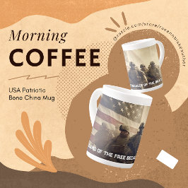 Caneca de Porcelana Patriótica EUA