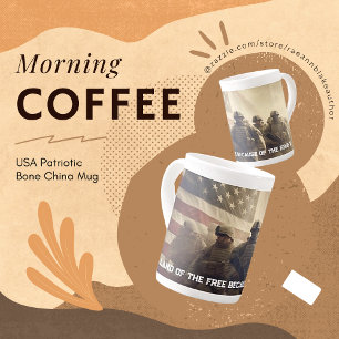 Caneca de Porcelana Patriótica EUA