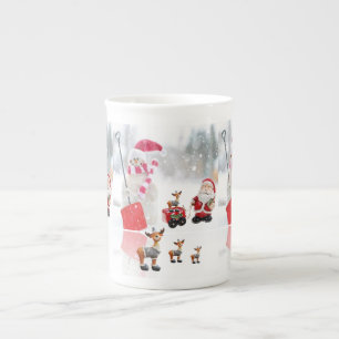 Caneca De Porcelana Pau de Natal