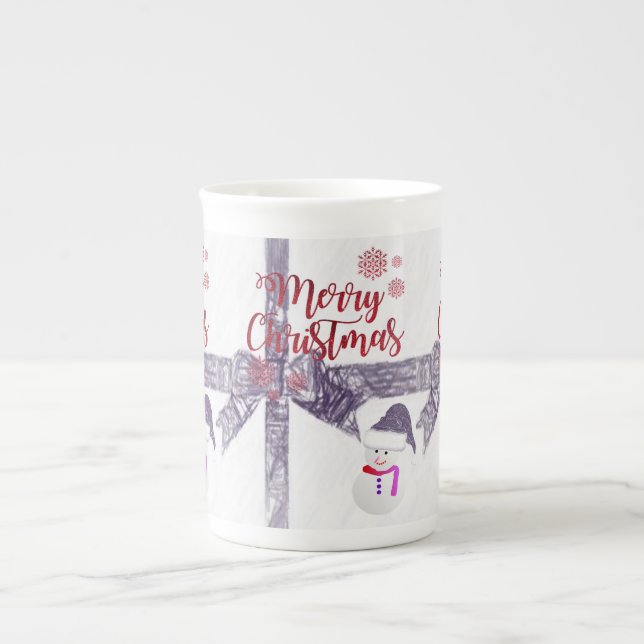 Caneca De Porcelana Pau de Natal (Frente)