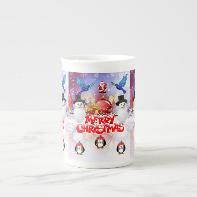 Caneca De Porcelana Pau de Natal (Frente)