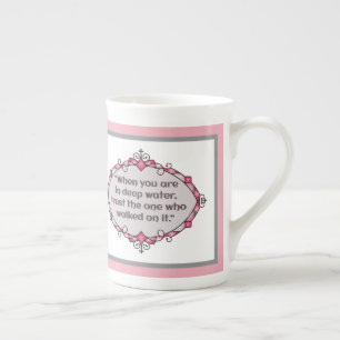 Caneca De Porcelana Paz em águas profundas