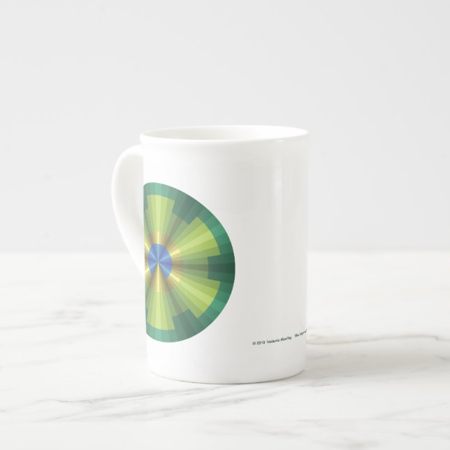 Caneca De Porcelana Peacock Illusion Specialty Mug (Frente Esquerda)