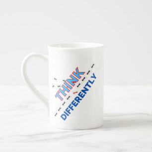 Caneca De Porcelana Pense diferente 6.0