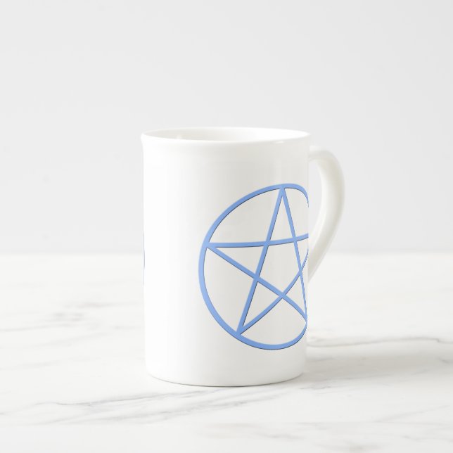Caneca De Porcelana Pentáculo do Falln Pagan (Frente Esquerda)