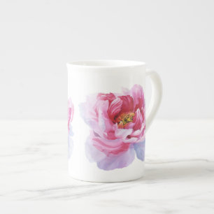 Caneca De Porcelana Peony Mug Cup (China) rosa