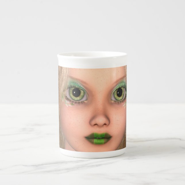 Caneca De Porcelana Pequena Fada (Frente)