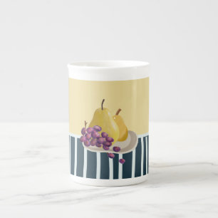 Caneca De Porcelana Pera fresca - vida moderna e tranquila