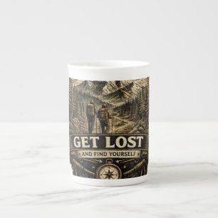 Caneca De Porcelana Perca-se E Encontre-se