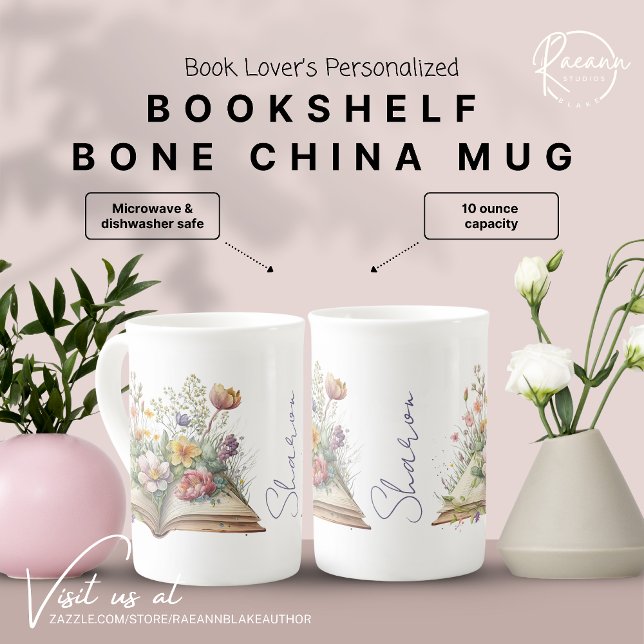 Caneca de porcelana personalizada com prateleira d (Criador carregado)