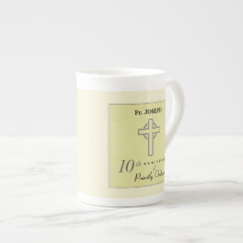 Caneca De Porcelana Personalizar, 10º aniversário do Padre Emboscada