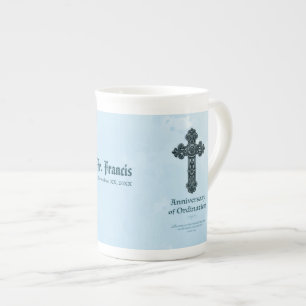 Caneca De Porcelana Personalizar, Ordenar Sacerdote de Aniversário, C