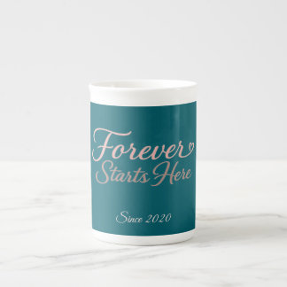 Caneca De Porcelana Personalized gift with the date the relationship