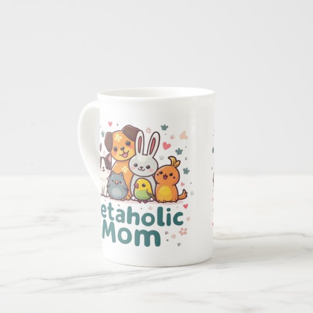 Caneca De Porcelana Petaholic Mãe Specialty Mug (Frente Esquerda)
