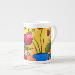 Caneca De Porcelana Peter Max Inspirou Mug Cup Bone China