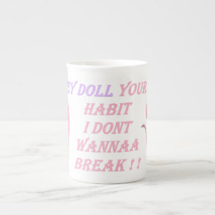 Caneca De Porcelana Piada engraçada para Dia de os namorados
