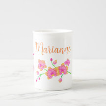 Pink Orchid Coffee Mug