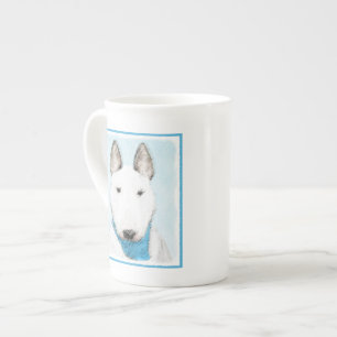 Caneca De Porcelana Pintura Bull Terrier - Arte Cachorro Original Boni