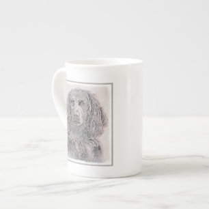 Caneca De Porcelana Pintura de Boykin Spaniel - Arte de Cachorro Origi