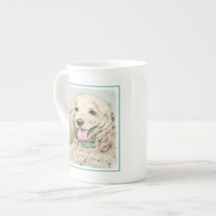 Caneca De Porcelana Pintura de Cocker Spaniel Buff - Arte de Cão Orig
