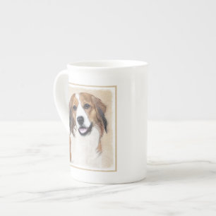 Caneca De Porcelana Pintura De Nederlandse Kooikerhondje - Arte De Cã