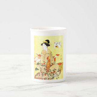 Caneca De Porcelana Pintura do vintage do chá japonês do serviço da