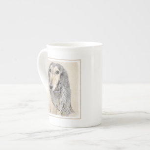 Caneca De Porcelana Pintura em Saluki (Fawn) - Arte de Cachorro Origin