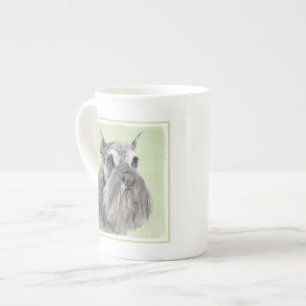 Caneca De Porcelana Pintura Schnauzer (Giant, Standard) - Arte Canina