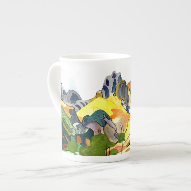 Caneca De Porcelana Piques de Langdale (Frente Esquerda)