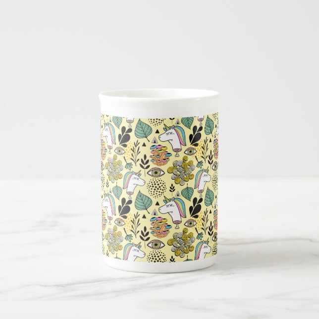 Caneca De Porcelana Pobre Unicórnio (Frente)