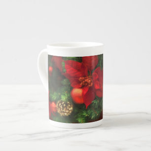 Caneca De Porcelana Poinsettia Beauty Mug