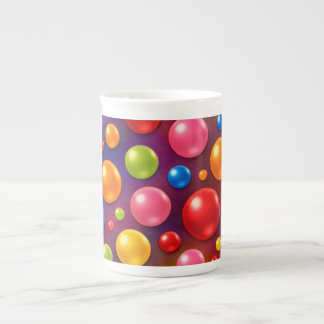 Caneca De Porcelana pontos bolados da gália 