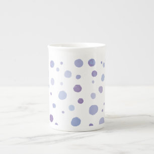 Caneca De Porcelana pontos pintados à mão