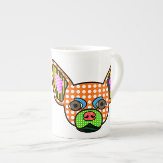 Caneca De Porcelana Pop art da chihuahua