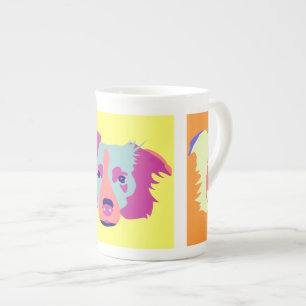Caneca De Porcelana Pop art de border collie