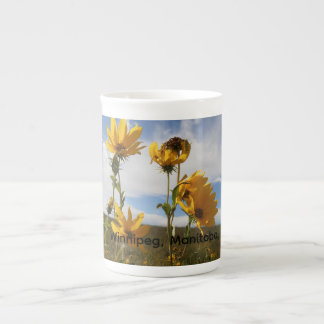 Caneca De Porcelana Pôr do sol da pradaria