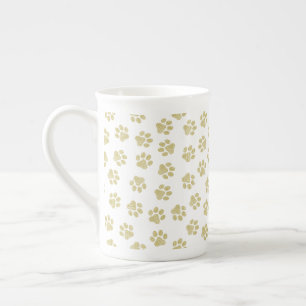 Caneca De Porcelana Porcas, Patas-Cachorros, Patas Douradas