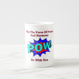 Caneca De Porcelana POW! Mug Especialmente De Paz E Harmonia