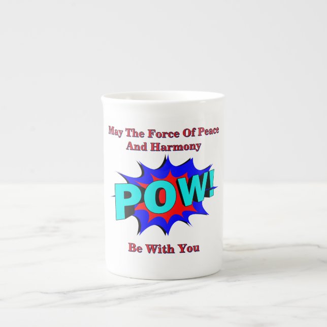 Caneca De Porcelana POW! Mug Especialmente De Paz E Harmonia (Frente)