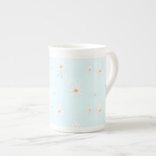 Caneca De Porcelana Prado Sonhador de Hortelã