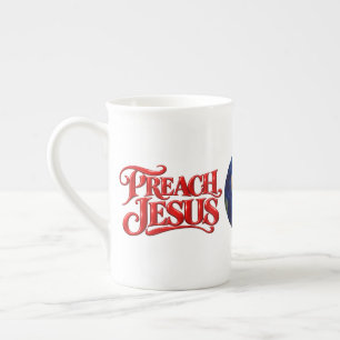 Caneca De Porcelana Preache Jesus