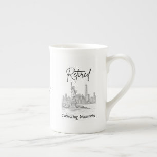 Caneca De Porcelana Presente de Aposentadoria para Viajantes