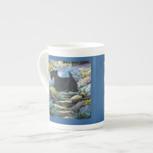 Caneca De Porcelana Presentes de Arte Terrier escoceses