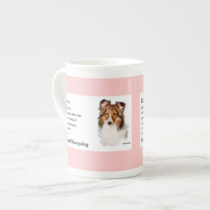 Caneca De Porcelana Presentes para Amantes de Shetland Sheepdog Shelti