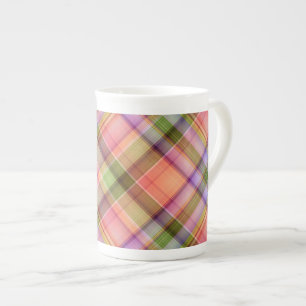 Caneca De Porcelana Primavera Xadrez Espresso Mug