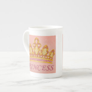 Caneca De Porcelana Princesa Jeweled Crown pela Chariklia Zaris