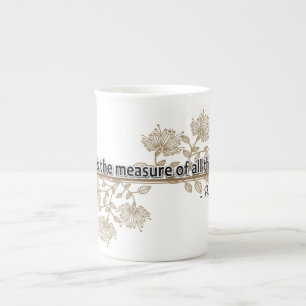Caneca De Porcelana Protagoras
